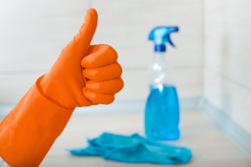 Cleaning a shared office kitchen in Catford