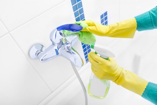 Professional kitchen and bathroom cleaning in a Catford property